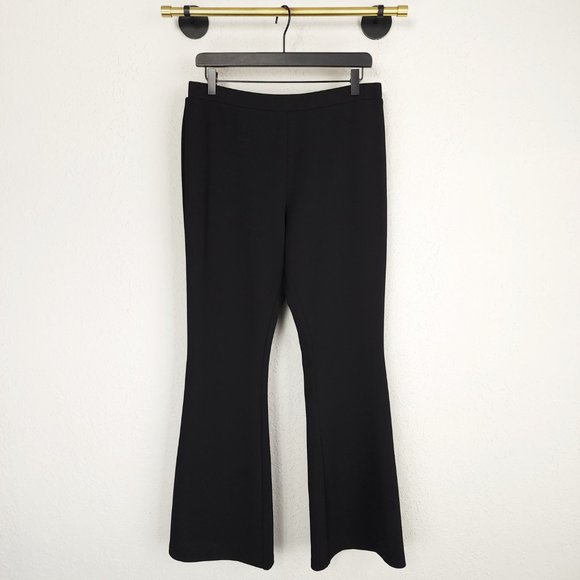 ASOS Petite Pants - ASOS Design 10 Petite Black High Rise Slim Kick Flare Slim Fit Suit Pants
